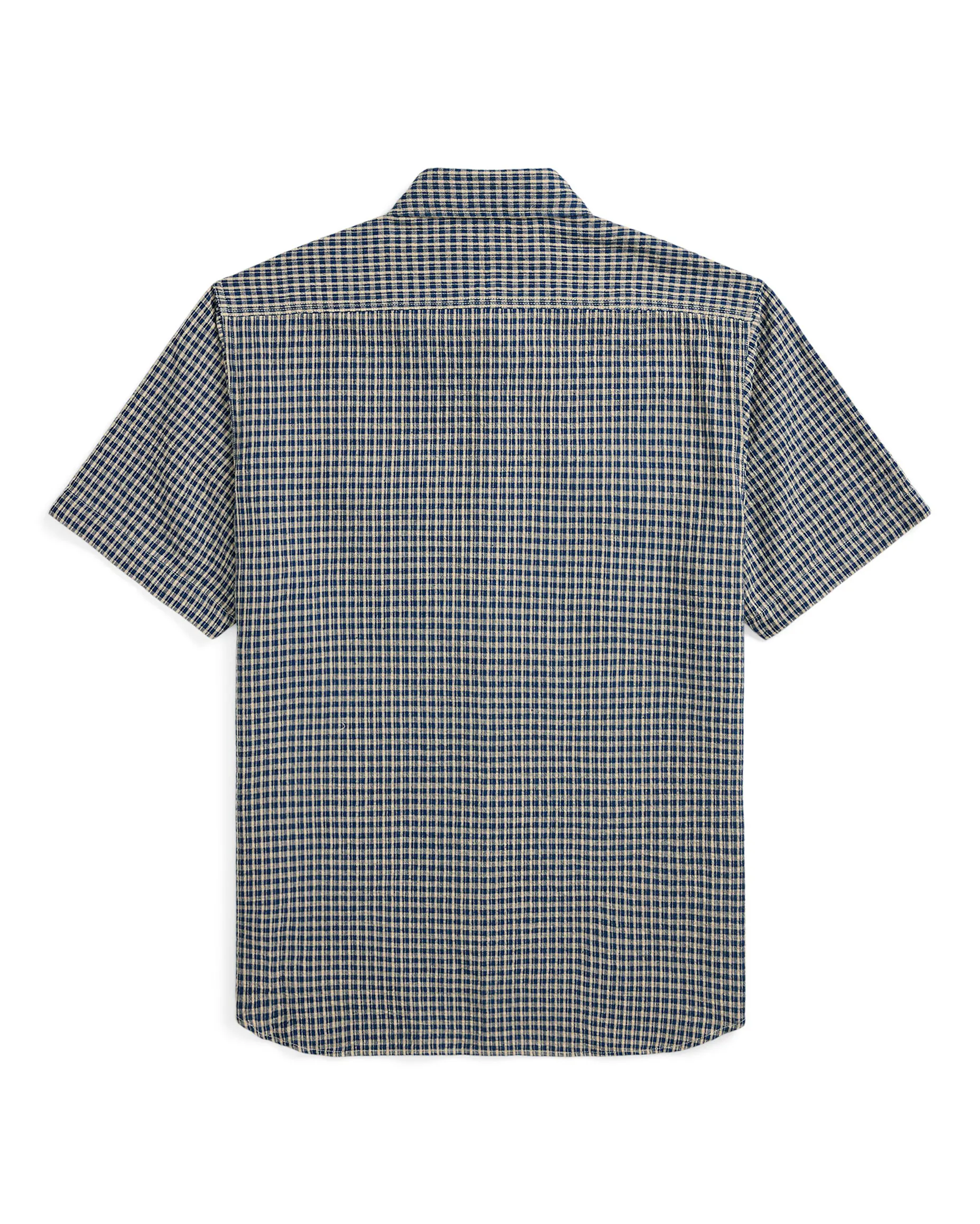RRL Check Lee Workshirt - Indigo Check | Short Sleeve Shirts RRL Check Lee Workshirt - Indigo Check | Short Sleeve Shirts